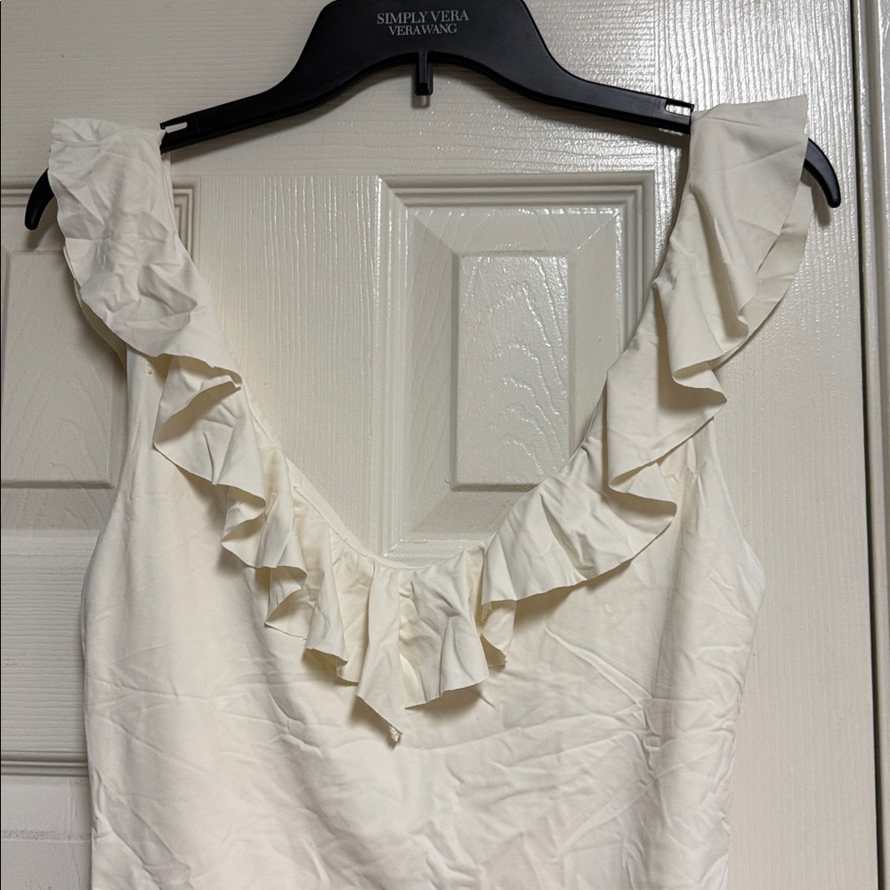 Eberjey Ruffle One Piece Low-Back Swimsuit - Picture 9 of 11